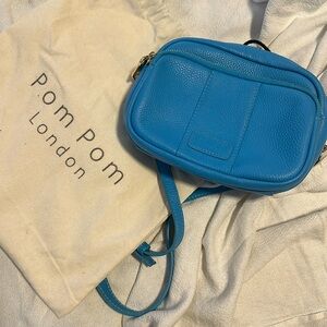 Pom Pom London blue Mayfair bag